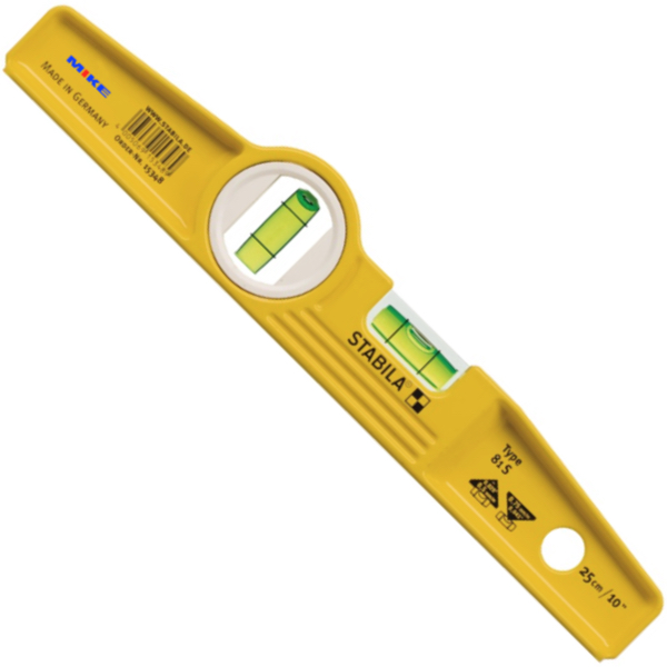 Thước thủy 25cm, 2 bọt thủy