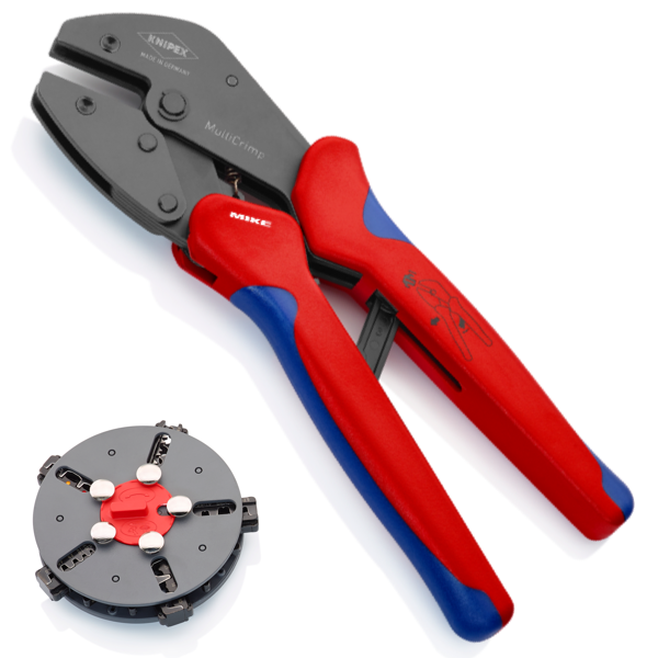 Kìm bấm cos Knipex 97 33 02, Tối ưu thao tác, khuôn thay nhanh