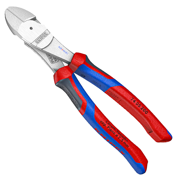 Kìm cắt cạnh cường lực KNIPEX 74 05 200 SB, dài 200mm