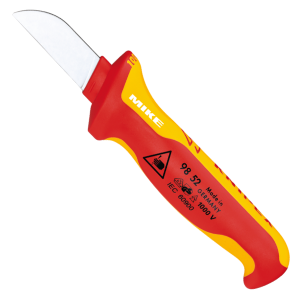 KNIPEX 98 52 Cable Knife 190 mm insulating multi-component handle, VDE-tested