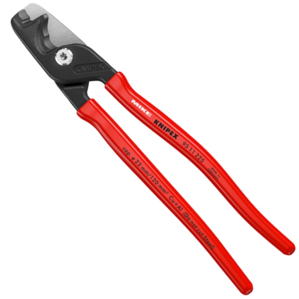Kìm cắt cáp Knipex 95 11 225 – StepCut® XL, dài 225 mm